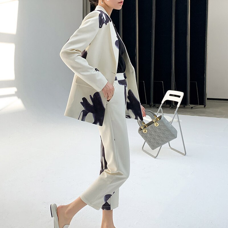 Viva Vogue Diamond Patchwork Two-Piece Set