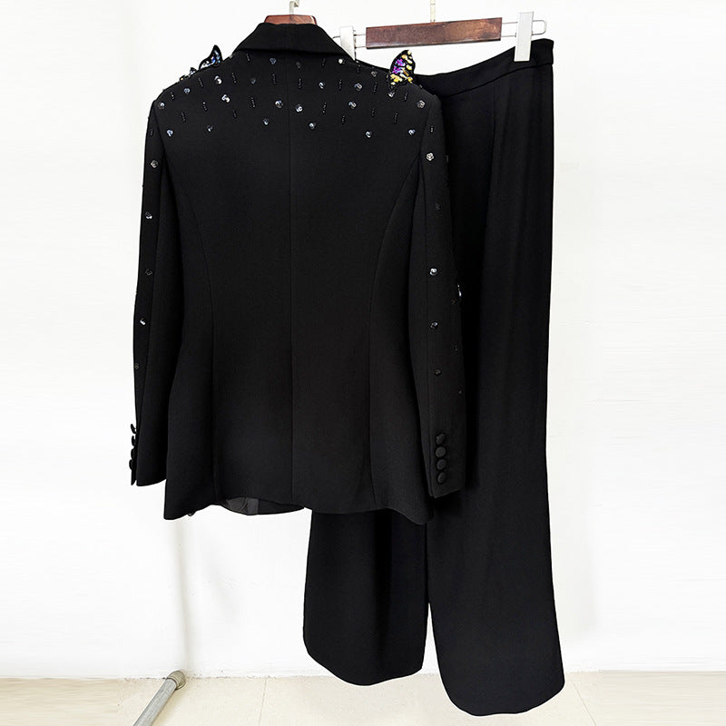 Stellar Papillon Diamond-Inlaid Butterfly Suit Set