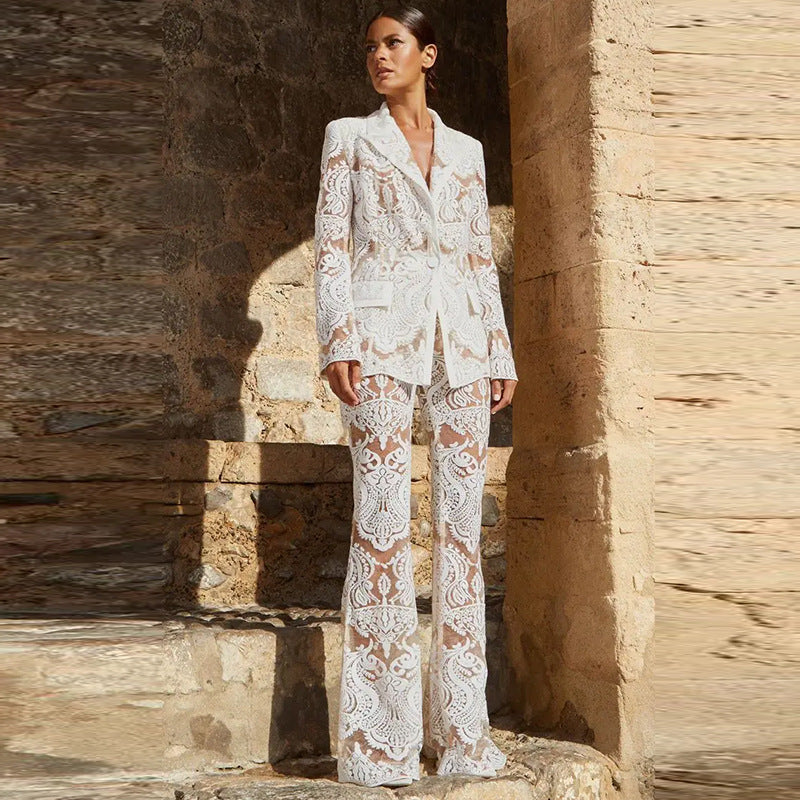 Lace & Sequin Atelier Suit Set