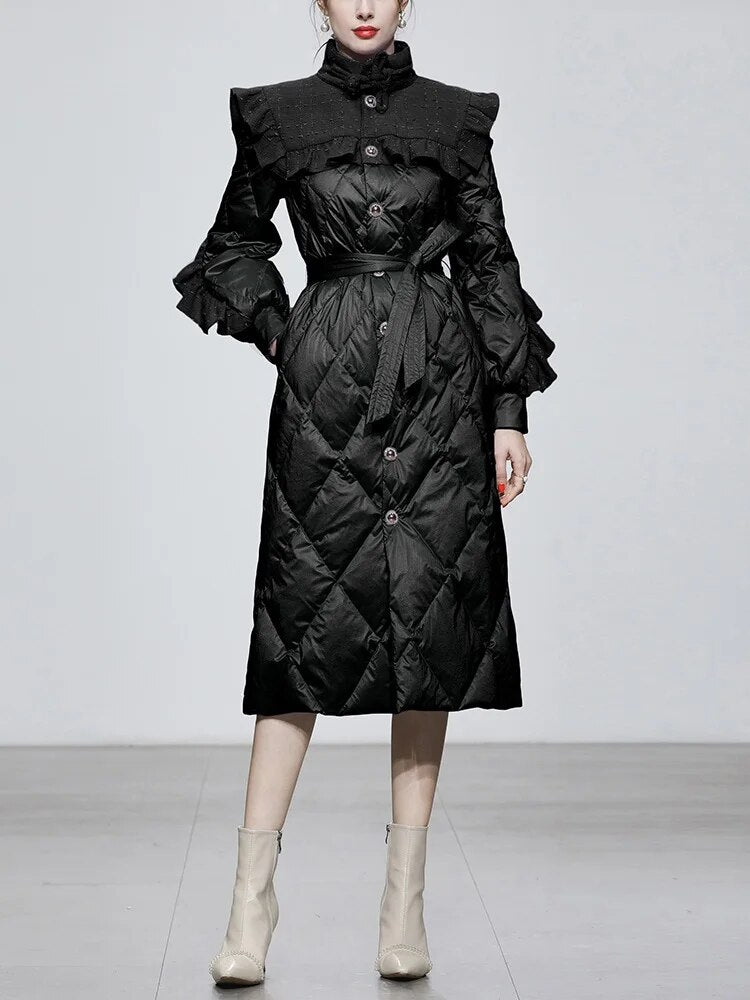 French Belted Cotton Trench Coat