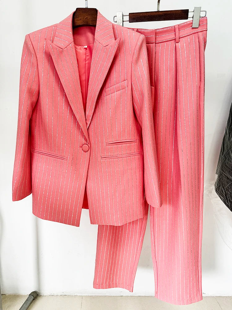 Diamond Luxe Power Suit Set