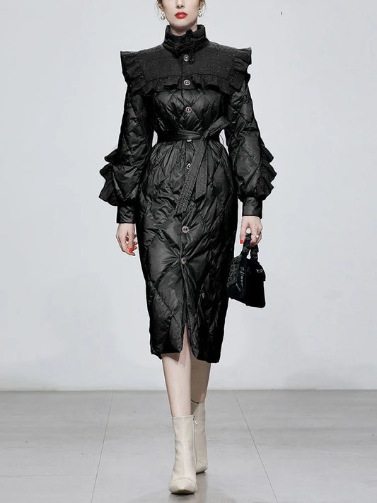 French Belted Cotton Trench Coat