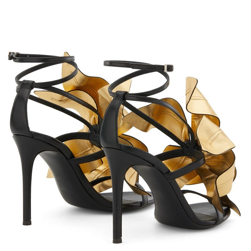 Oversized Bloom Stiletto Sandal