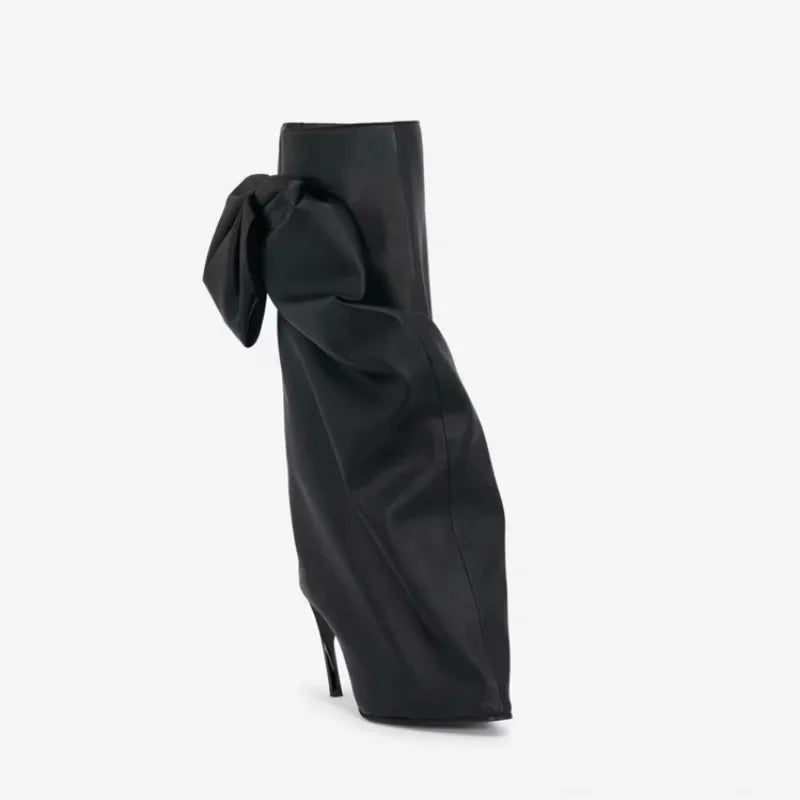Bow Wrap Calf Boot
