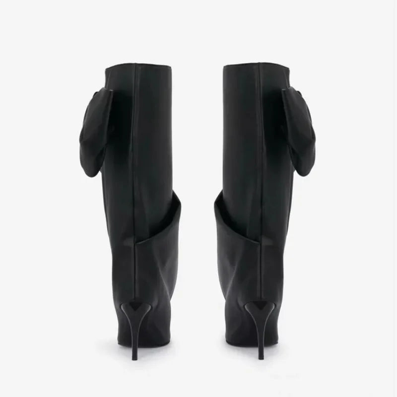 Bow Wrap Calf Boot