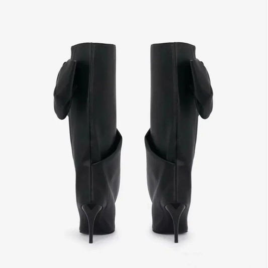 Bow Wrap Calf Boot