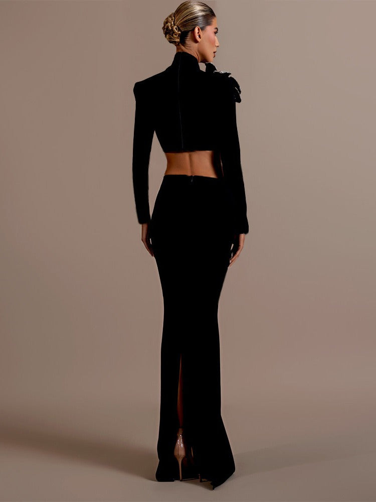 Sculpted Night Bandage Skirt Set