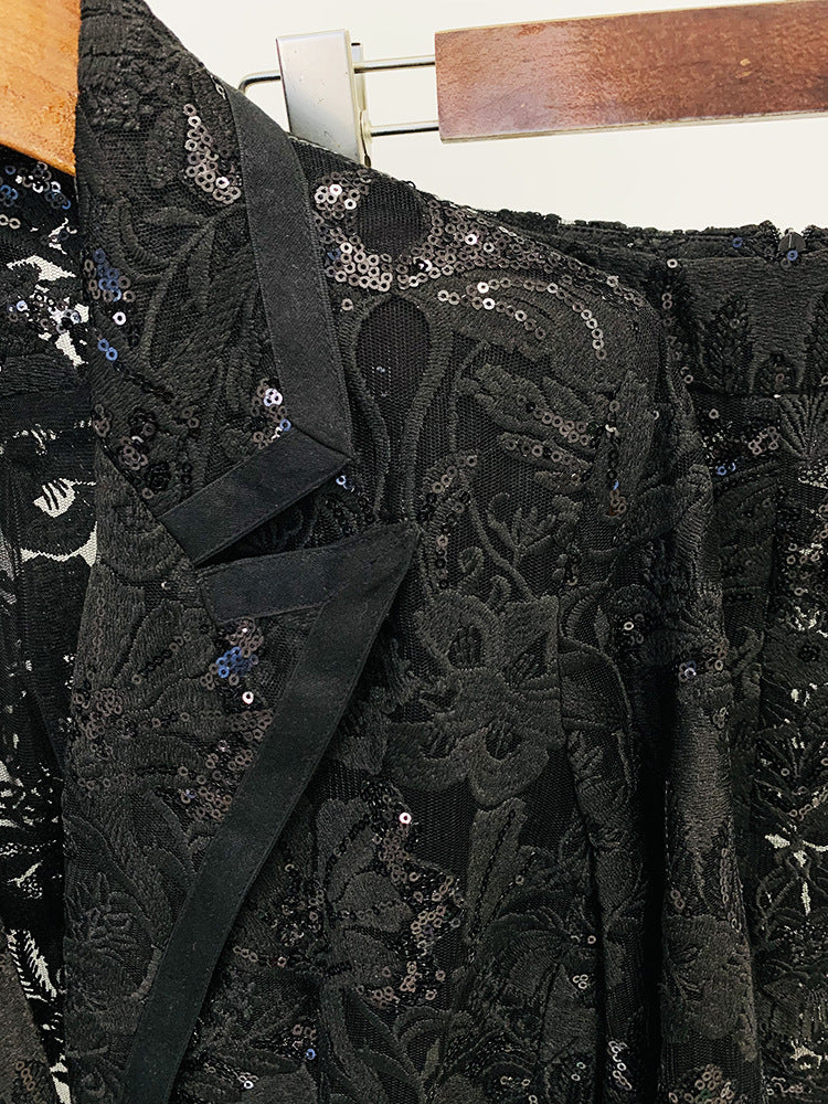 Lace & Sequin Atelier Suit Set