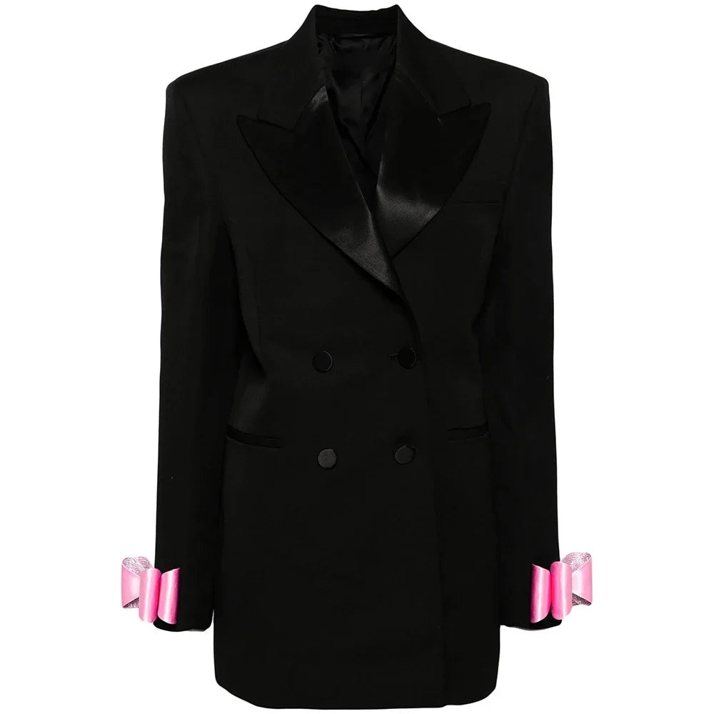 Diamond Bow Blazer Dress