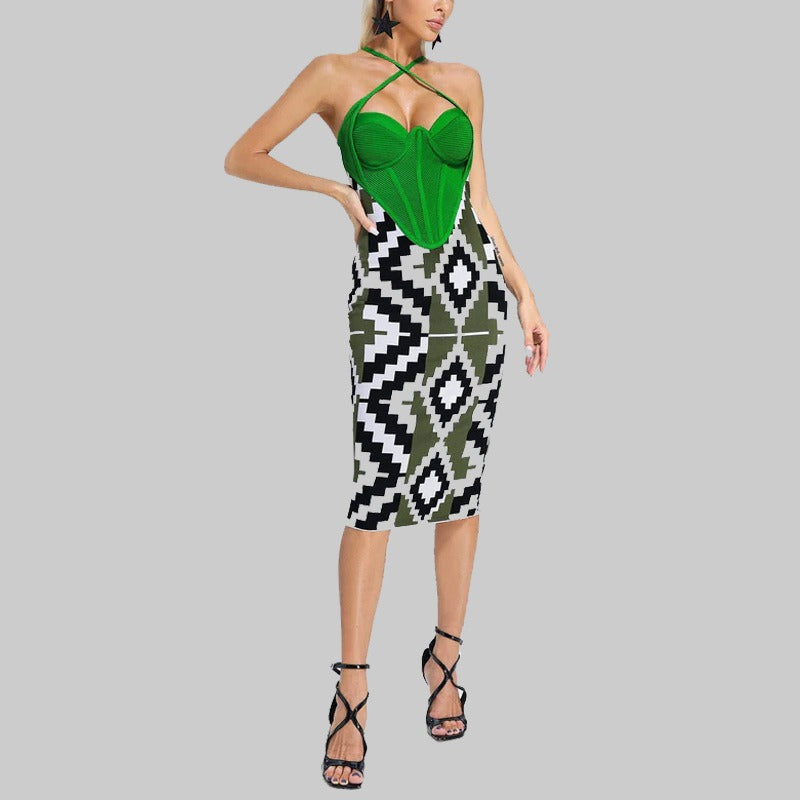Aperitivo Allure Open-Back Sling Dress
