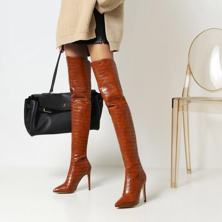 Serpent Luxe Over-the-Knee Boots