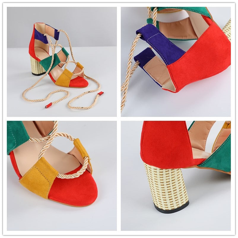 Riviera Riot Lace-Up Sandal