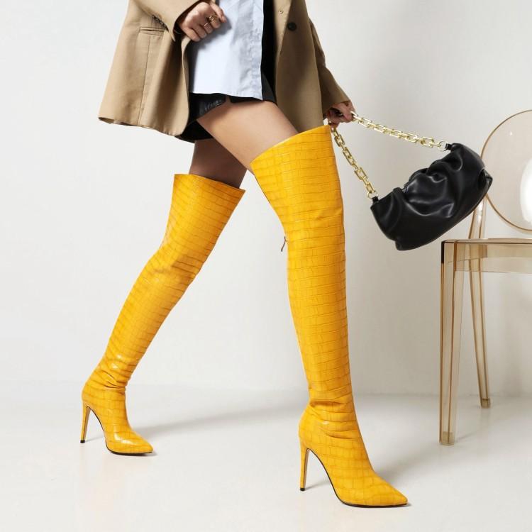 Serpent Luxe Over-the-Knee Boots