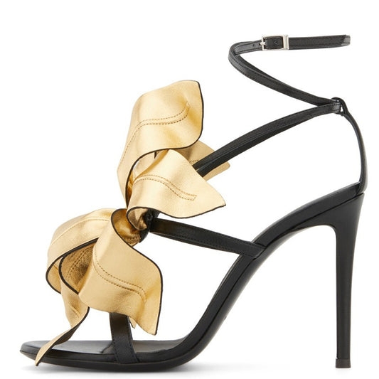 Oversized Bloom Stiletto Sandal