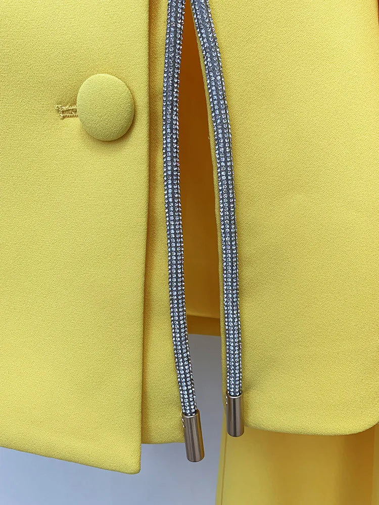 Diamond Split Statement Two-Piece Set