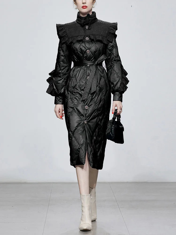 French Belted Cotton Trench Coat