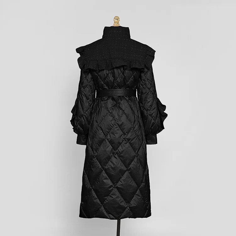 French Belted Cotton Trench Coat