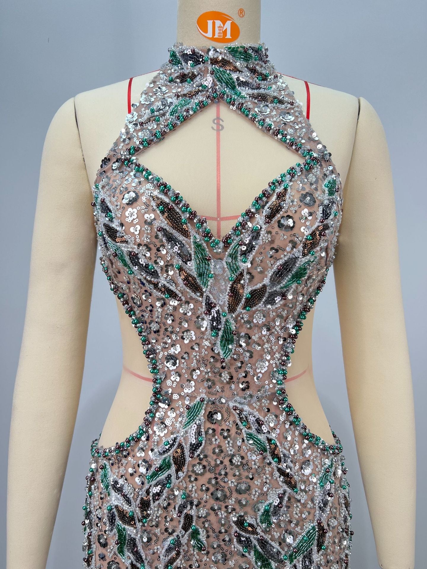 Prism Diamond Halter Maxi