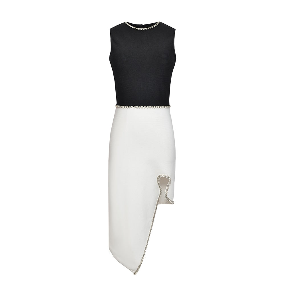 Starlight Beaded Sling Bodycon Dress