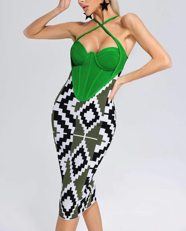 Aperitivo Allure Open-Back Sling Dress