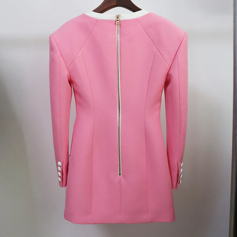 Power Play Color Block Mini Dress