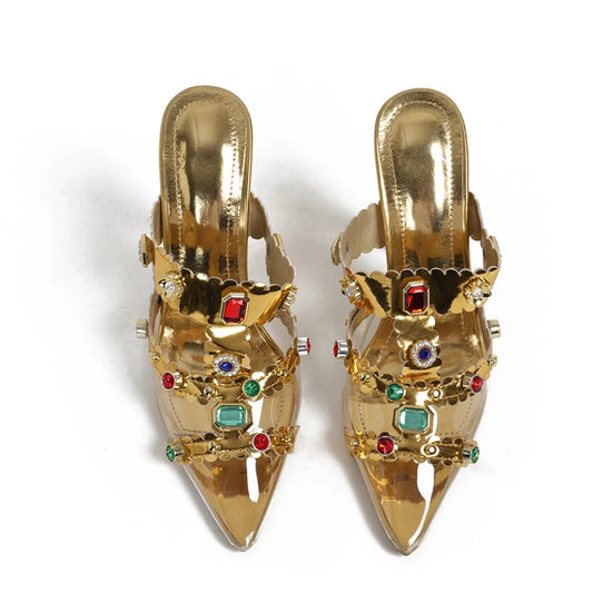 Glass Slipper Gem Pump