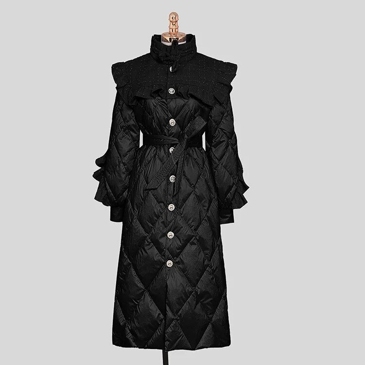 French Belted Cotton Trench Coat