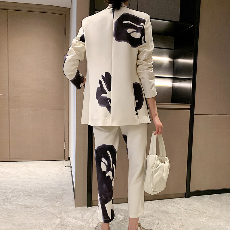 Viva Vogue Diamond Patchwork Two-Piece Set