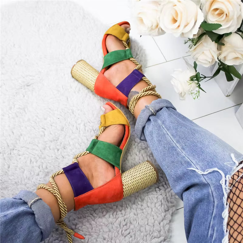 Riviera Riot Lace-Up Sandal