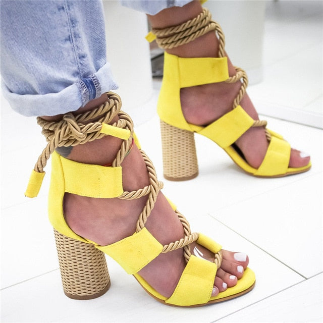 Riviera Riot Lace-Up Sandal