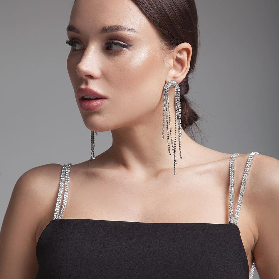 Midnight Crystal Strappy Bandage Mini